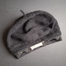 Kangol Black Wool Beret Made