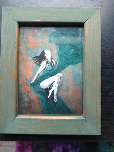 Interesting small oil - small, painting