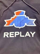 Replay Jeans Men’s Hoody - Black - Size Large