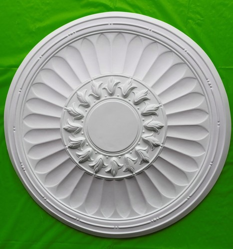 Plaster ceiling rose - ceiling, flute