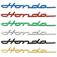 1pc 3D Metal Honda Badge Side Fender Rear Trunk Emblem Sticker For Honda