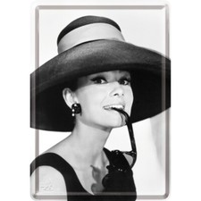 Tin Postcard - Audrey Hepburn