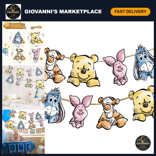Adorable bear banner - banner, baby
