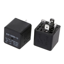 2Pcs SLD-12VDC-1C 1.6W High Power Relay NO 40A NC 30A 5pin Automotive Relay