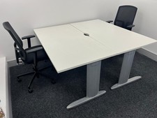 1.6m White Commercial Office