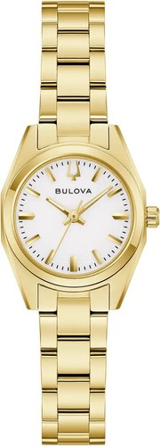 Bulova gold womens analogue - bulova,