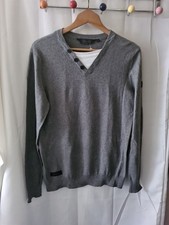 WOW~Mens~DISSIDENT~Inner T~Long Sleeve~V-Neck Jersey/Top~Size Small~BRAND NEW   