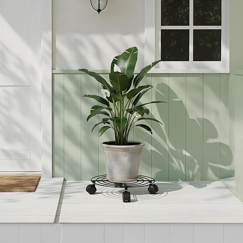 Pack metal plant pot - metal, caddy