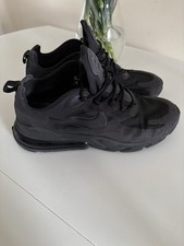 Nike 270 Air Max React Triple Black Trainers Men’s Size UK10