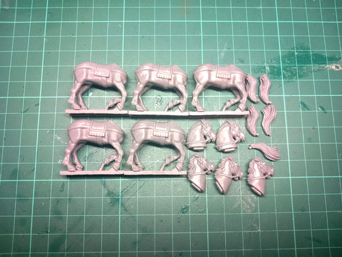 Kislev unarmored horses - unarmored,