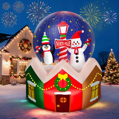 Christmas inflatable xmas snow - christmas,