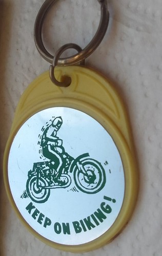 Vintage old keyring - key, chain