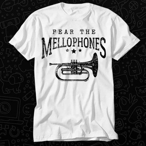 Mellophone player marching - mellophone,