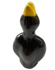 "The Pie Bird" Black Ceramic