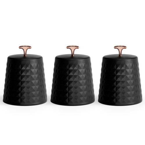 Tea coffee sugar canisters set - coffee,