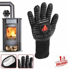 BBQ Gloves 800°C Oven Extreme Heat Resistant, Food Grade Kitchen Grill