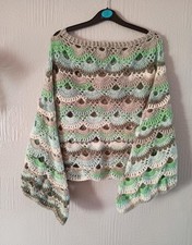 Crochet Handmade Poncho, Gift