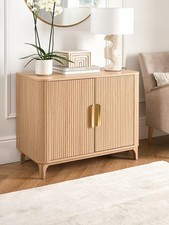 Carina Small Sideboard Oak 90cm | Mid-Century Style | 2 Adjustable Shelves