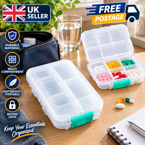 Pill daily box - pill, portable