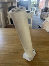 25cm Fishing Rod Holder For Boats In White Plastic