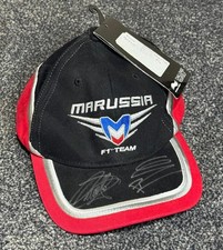 Marussia team autographed - marussia, f1