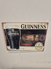 Guinness vintage metal sign - guinness,