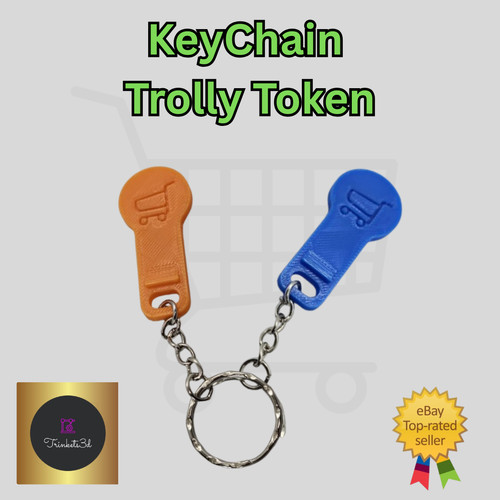 Trolley token keyring - trolley,