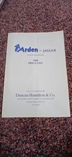 Arden Jaguar Tuning Program 1984 Price List - Vintage Collectable Memorabilia