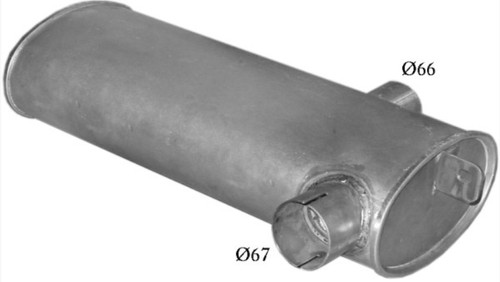 Muffler silencer exhaust