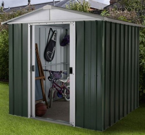 6ft metal garden shed - garden,