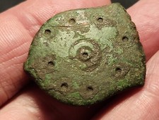 Saxon bronze ring and dot