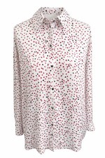 Zara Heart Print Shirt Size