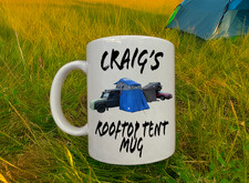 Personalised Novelty Land Rover Roof Top Tent Mug with Gift Box