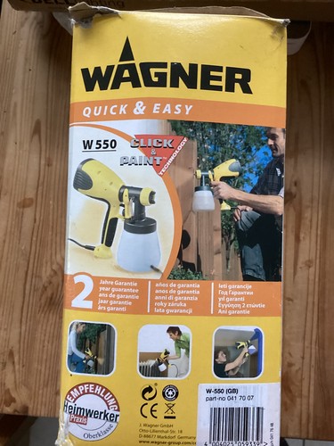 Wagner wall paint sprayer w550 - paint,