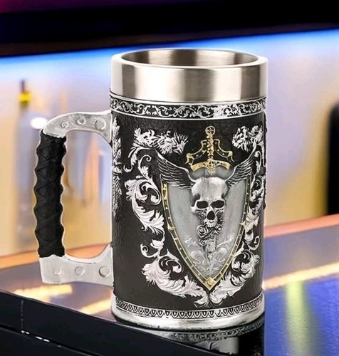 Viking tankard mug - tankard, warrior