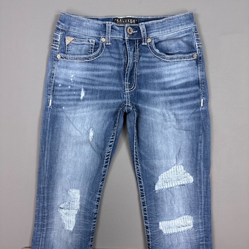 Salvage jeans mens 30x32 - 30x32, blue