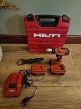 Cordless Hammer Drill Set Hilti SF6H-A22 - Complete Set 2 Batteries/Charger/Case