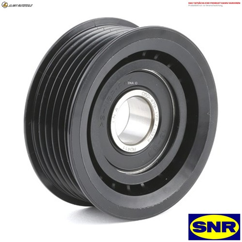 Puller guide pulley ribbed - puller, v-ribbed