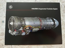 General Electric GE  F404 / RM12  jet engine, Saab JAS-39 Gripen, promo brochure