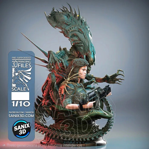 Sanix alien ellen - 3d,