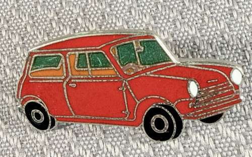 Vintage mini enamel lapel - vintage, hat