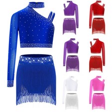 Kids Girls Outfits Shiny