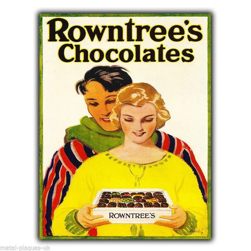 Rowntree chocolates metal - chocolates,