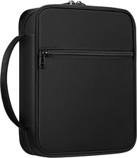 FINPAC Bible Cover, Slashproof Carrying Book Case Church Bag *Black 