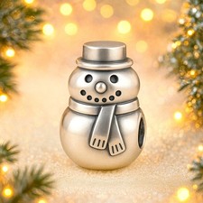 Christmas Snowman with Hat &