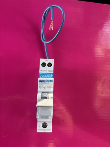 Hager ada320g 20a single - hager, pole