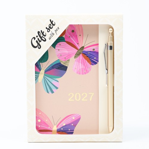 2027 diary pen slim size - 2027,