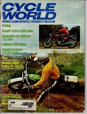 CYCLE WORLD MAGAZINE JULY 1975