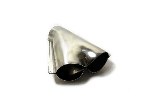 Motorbike car exhaust into 1 - 2,