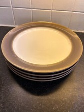 Denby Truffle 28cm Stoneware Dinner Plates x4